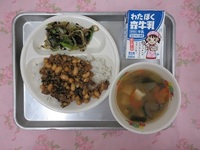 10月24日(木)　　★給食試食会